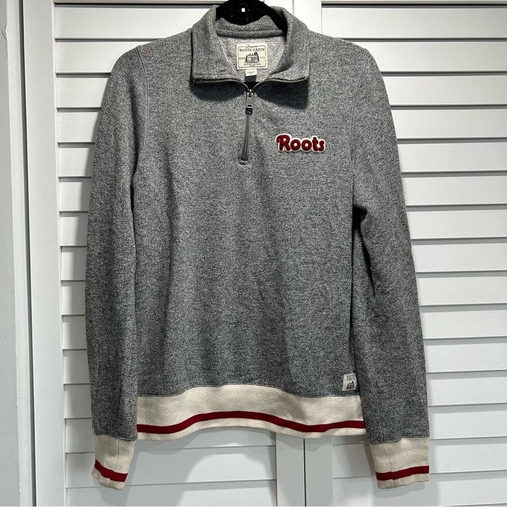 Roots Cabin Collection Quarter Zip Sweater